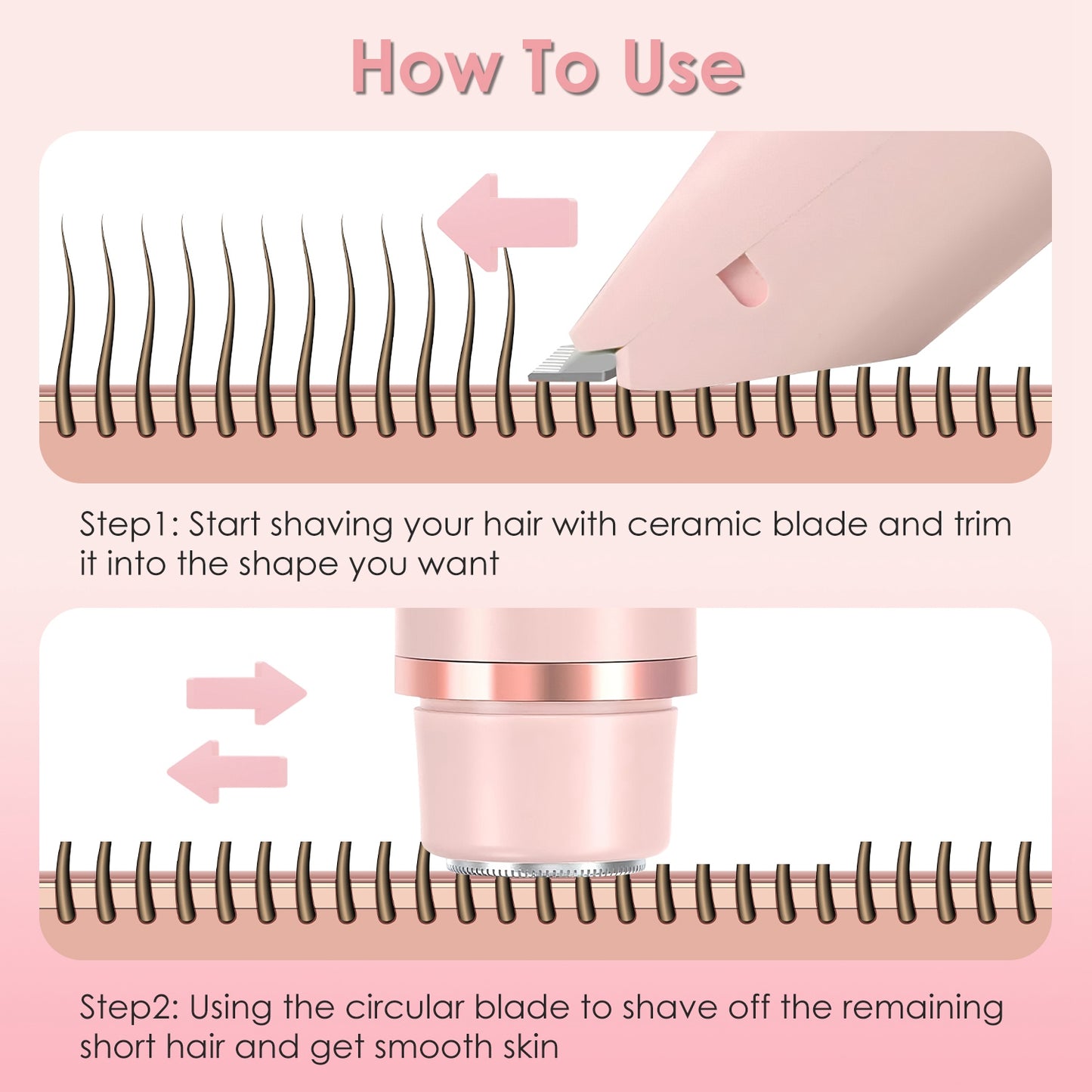 2 In 1 Bikini Trimmer